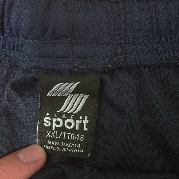 Blue Shorts with White Stripes - Picture 3 of 5